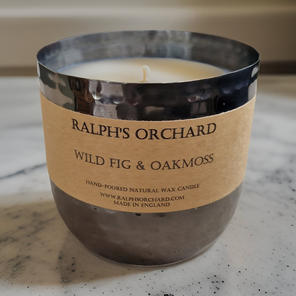 2-Wick Dimpled Black Candles