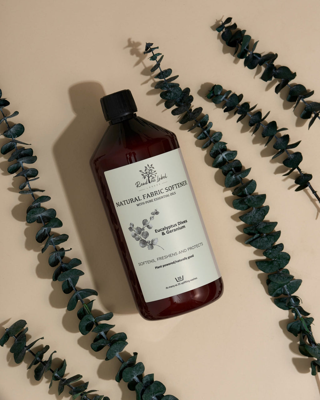 Natural Fabric Softener – Eucalyptus Dives & Geranium