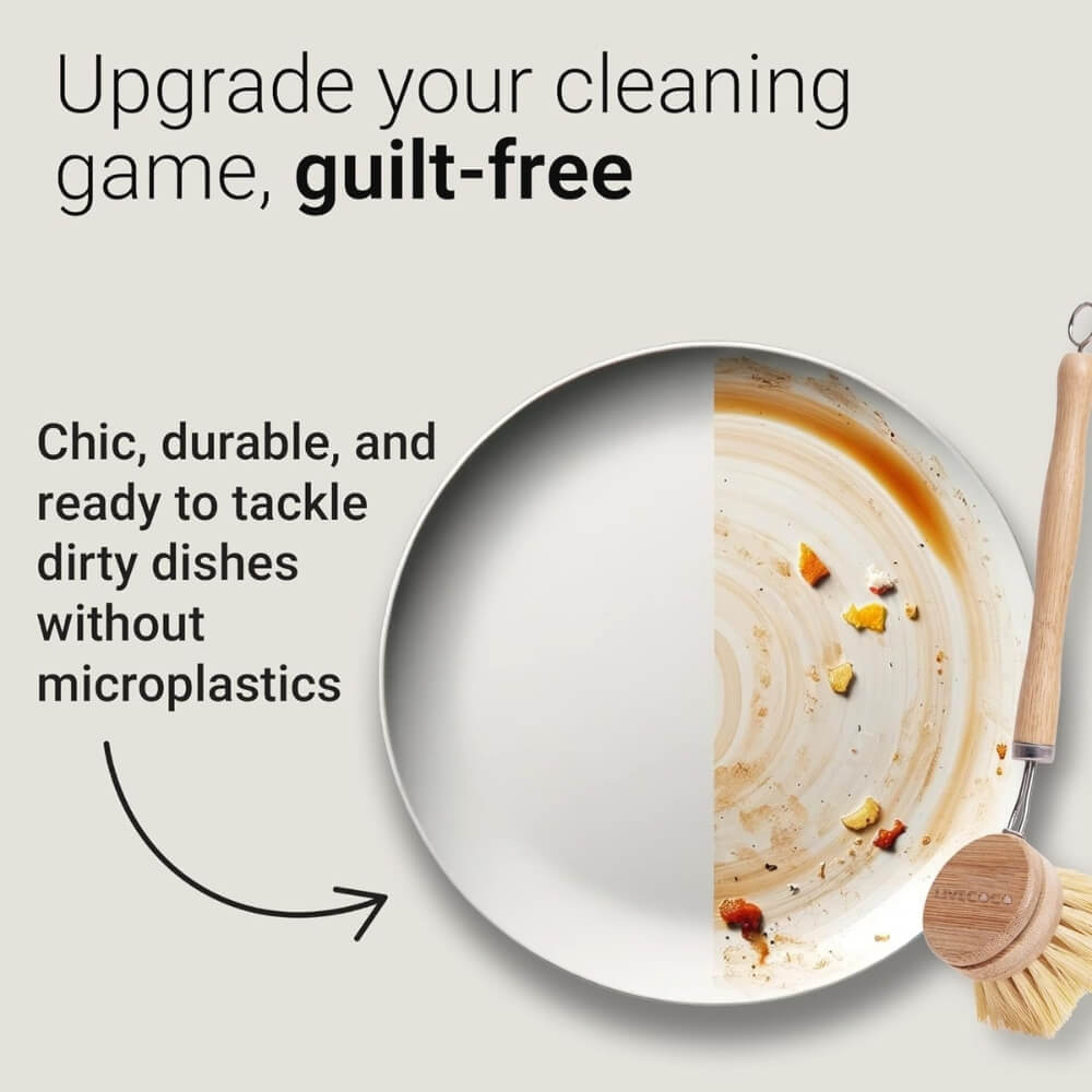Bamboo Dish Cleaning Brushes