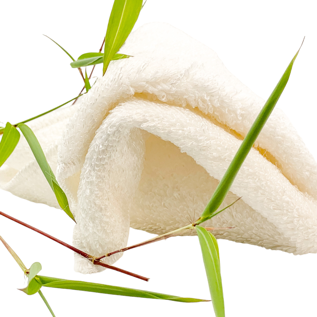 100% Bamboo Dish Cloth | All Purpose Natural Cleaning Cloth for Bathroom & Kitchen, Bamboo Face Cloth
