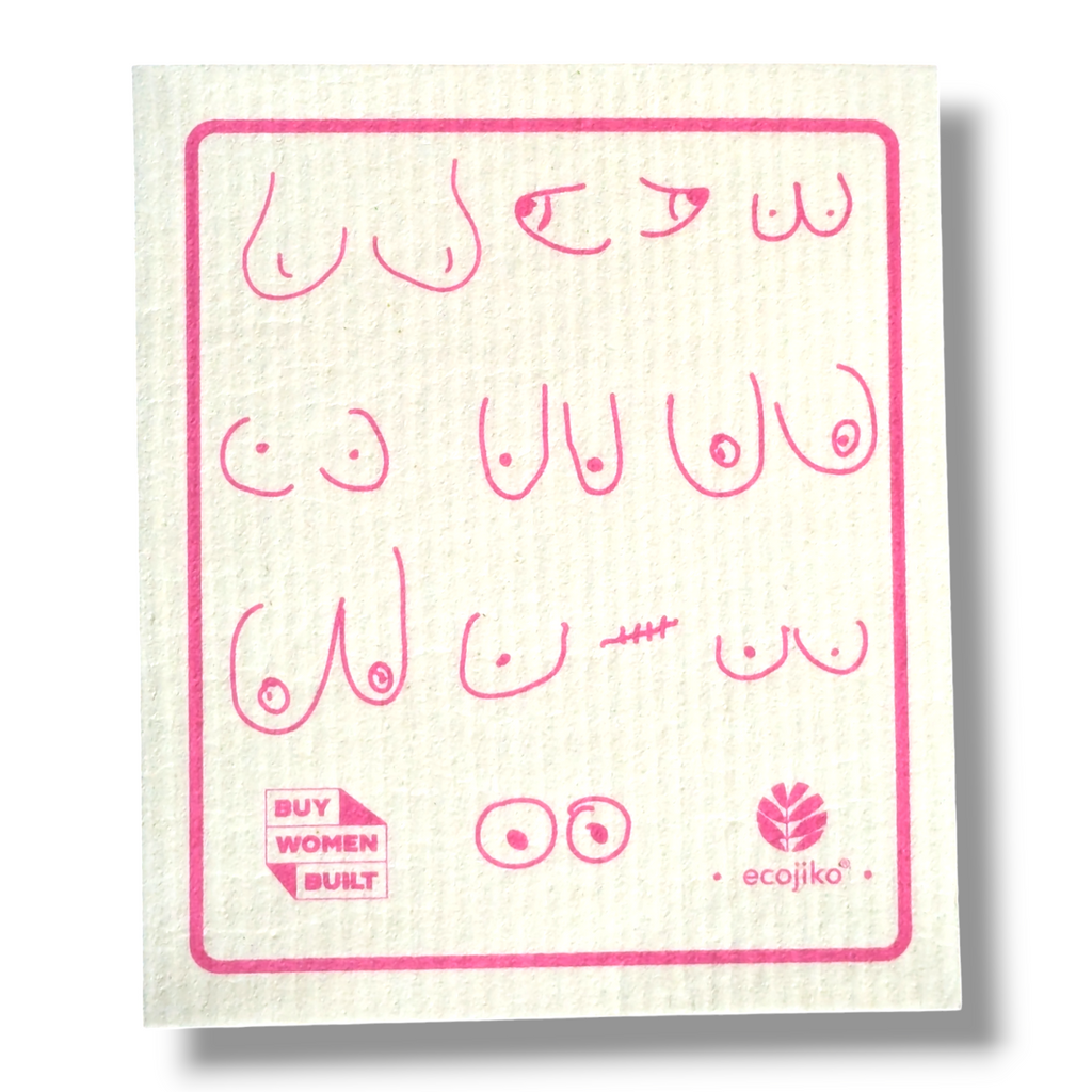 Swedish Dish Cloths | Breast Cancer Awareness Dish Cloths (2 pack)