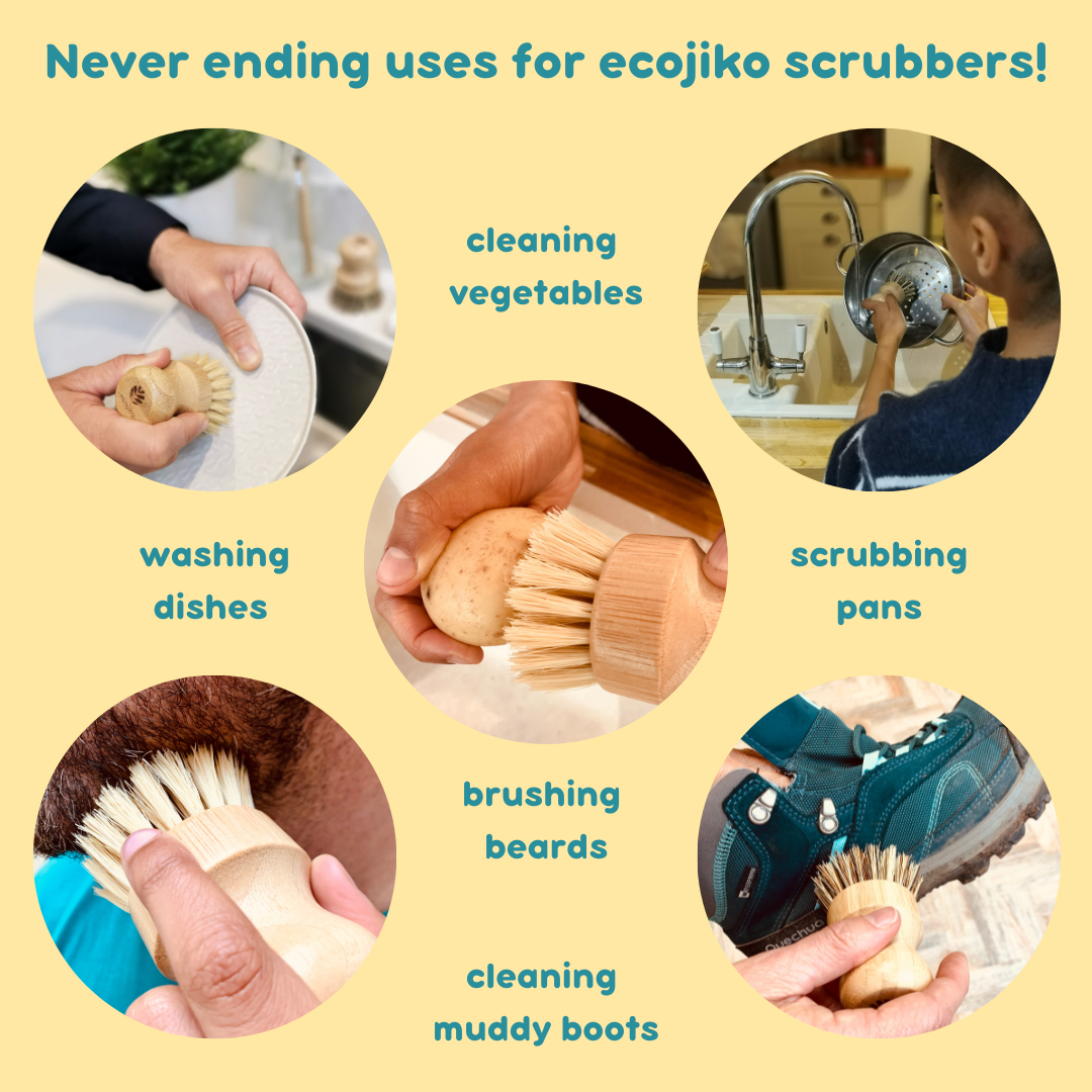 Breast Cancer Awareness 'Boob' Brushes (10% to Prevent Breast Cancer Charity) | Natural Cleaning Brushes