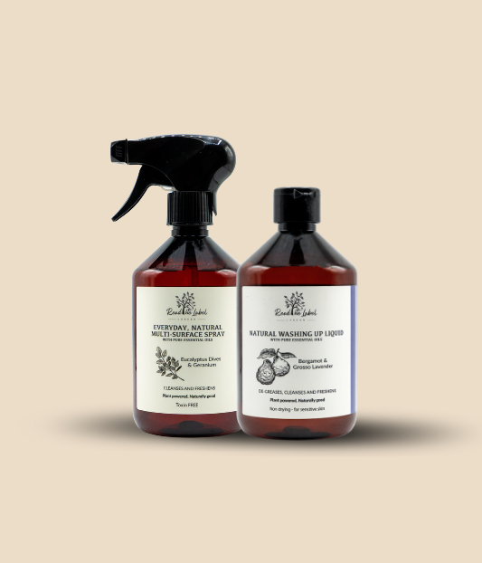 Natural Cleaning Duo Bundle – Multi-Surface & Washing Up Liquid