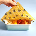 *Set of 3 Handmade Beeswax Wraps | Bee Happy